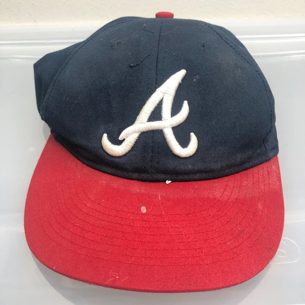 Atlanta Braves Boys Hat Blue Adjustable Strap MLB Baseball Cap Youth